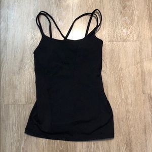 Lululemon strappy, mesh tank top